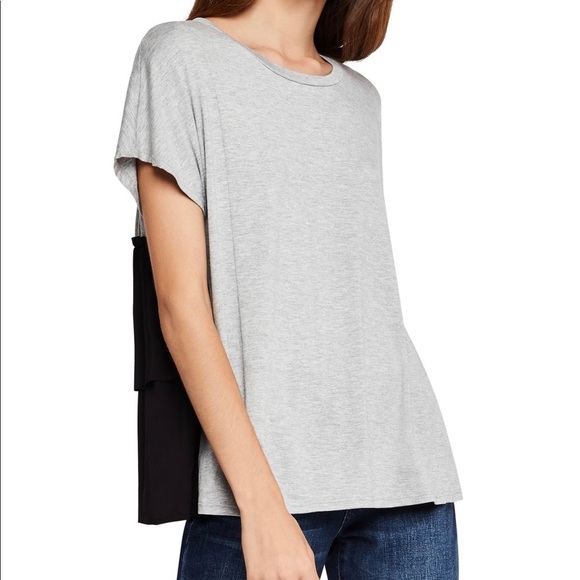 BCBGeneration Tiered Ruffle-Back Tee - Picture 2 of 4